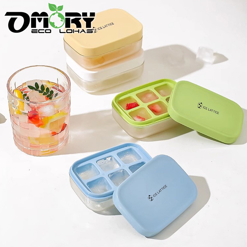 【OMORY】MINI6格下壓式製冰盒(附座)-細節圖6