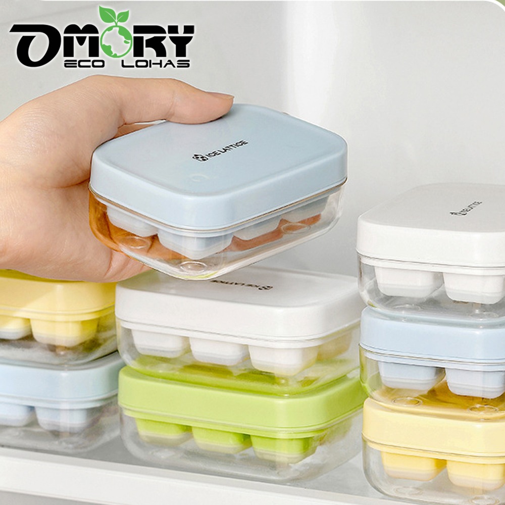 【OMORY】MINI6格下壓式製冰盒(附座)-細節圖7