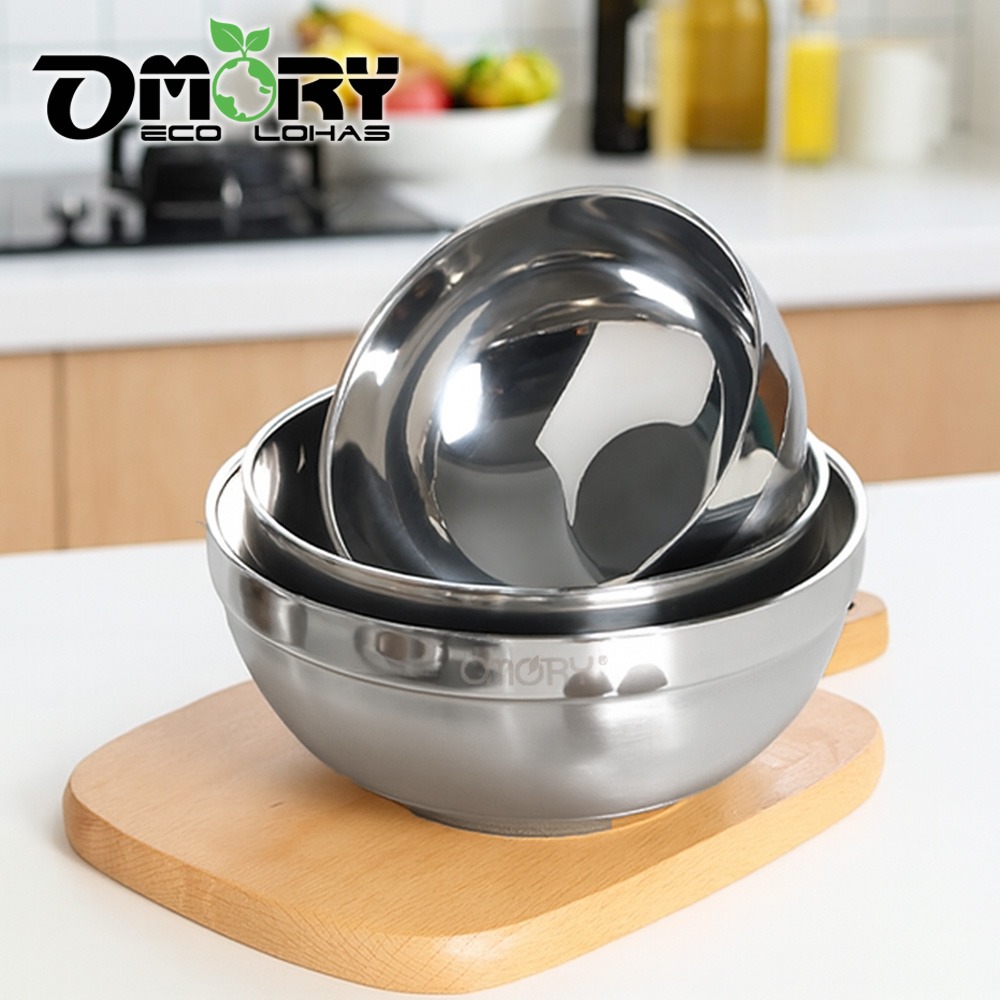 【OMORY】#304食尚不鏽鋼雙層隔熱碗-細節圖3