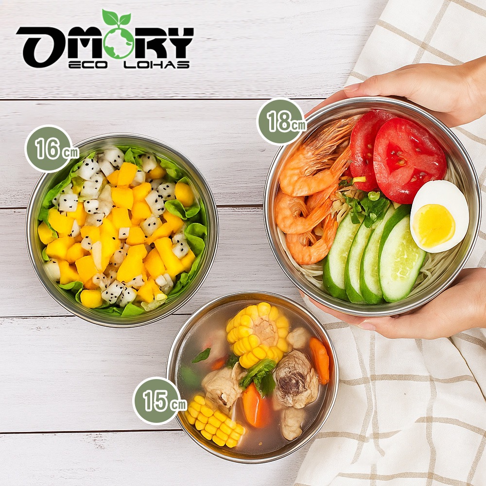 【OMORY】#304食尚不鏽鋼雙層隔熱碗-細節圖4