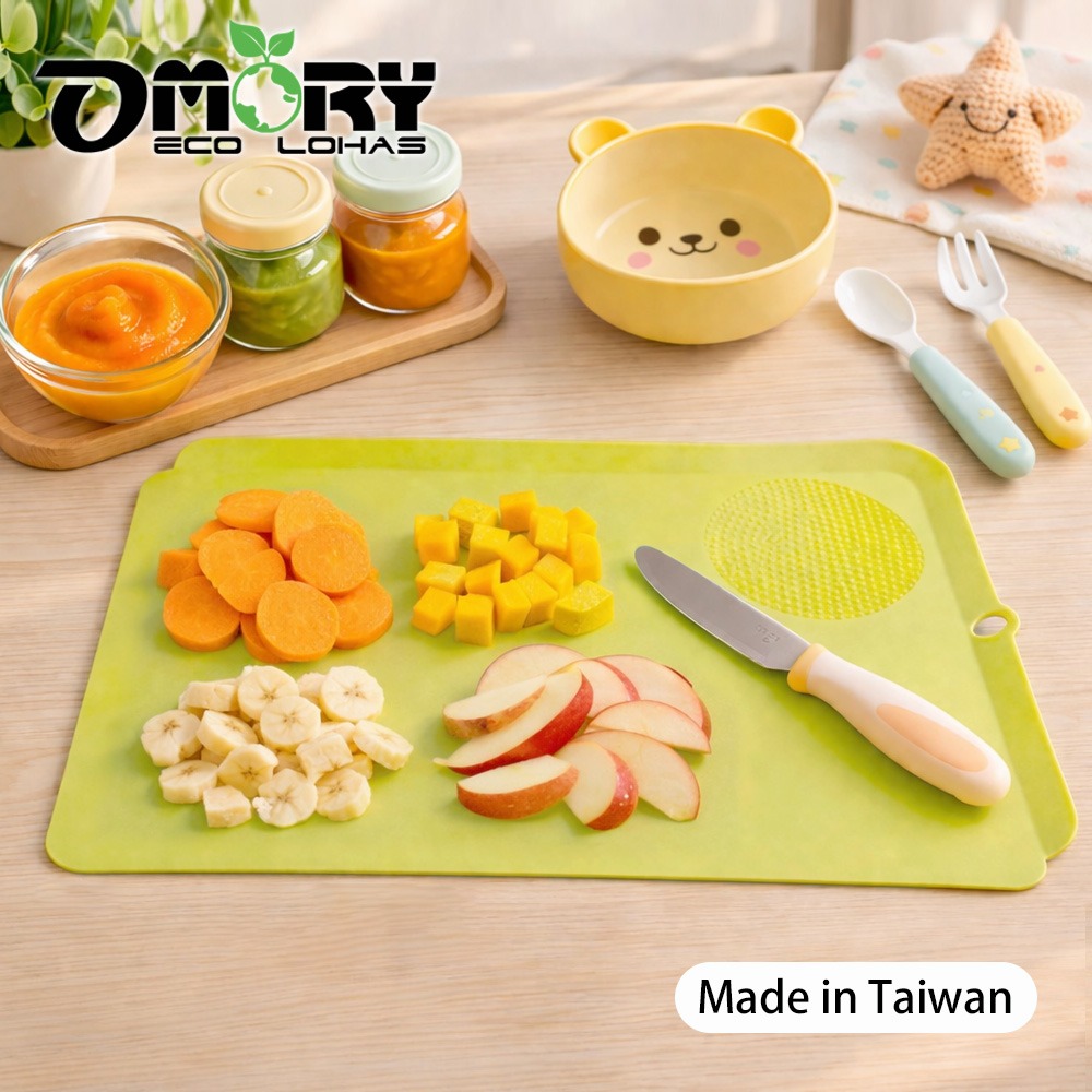 【OMORY】台灣製雙用磨泥/輕食料理砧板（買大送小）-規格圖9