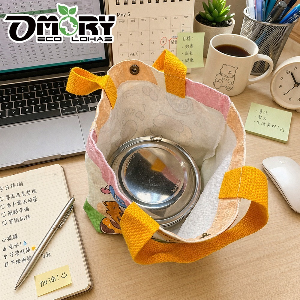 【限時購】OMORY卡皮巴拉帆布提袋-隨機-細節圖9