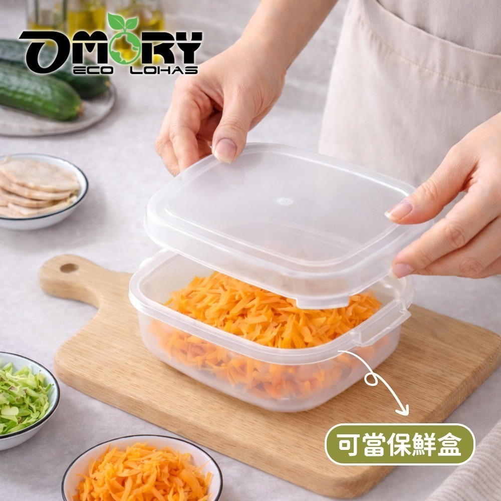 【限時購】OMORY 304不鏽鋼粗細雙孔刨絲器(附盒)-細節圖3