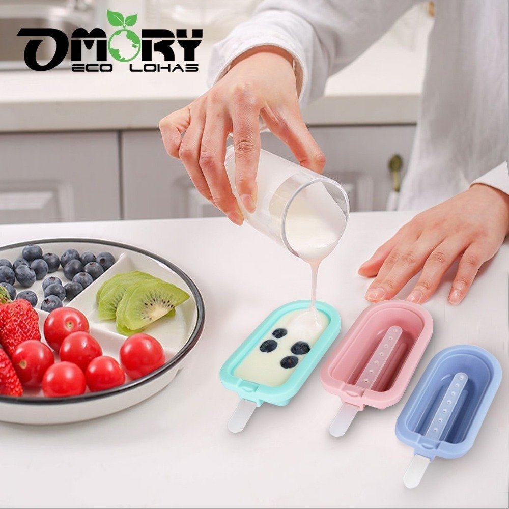 【限時購】【OMORY】3D立體矽膠冰棒模 食品級DIY冰棒模具｜自製雪糕模具｜冰淇淋模｜可重複使用製冰盒-細節圖2