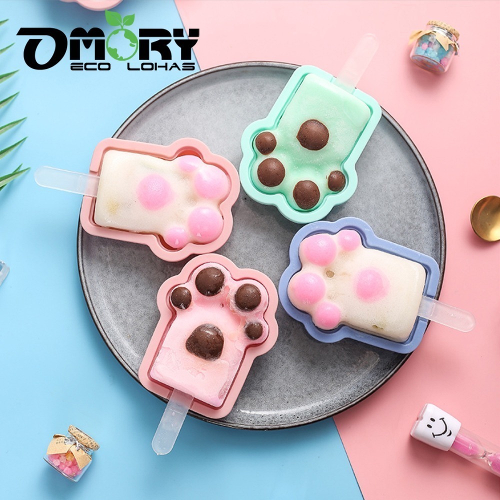 【限時購】【OMORY】3D立體矽膠冰棒模 食品級DIY冰棒模具｜自製雪糕模具｜冰淇淋模｜可重複使用製冰盒-規格圖9