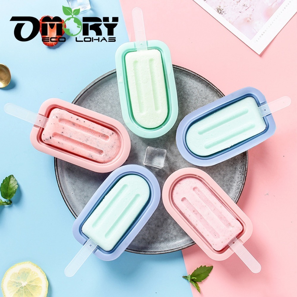 【限時購】【OMORY】3D立體矽膠冰棒模 食品級DIY冰棒模具｜自製雪糕模具｜冰淇淋模｜可重複使用製冰盒-規格圖9