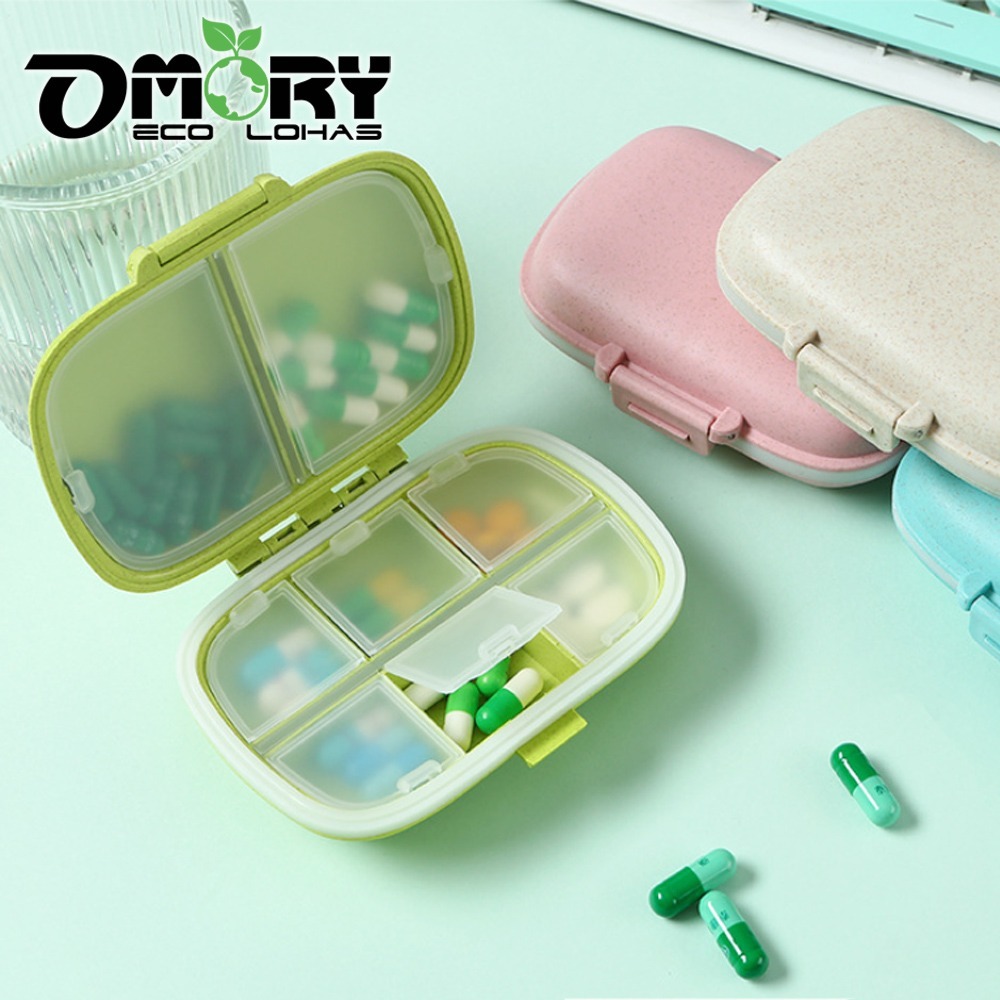 【限時購】【OMORY】馬卡龍八格雙層藥盒-細節圖5