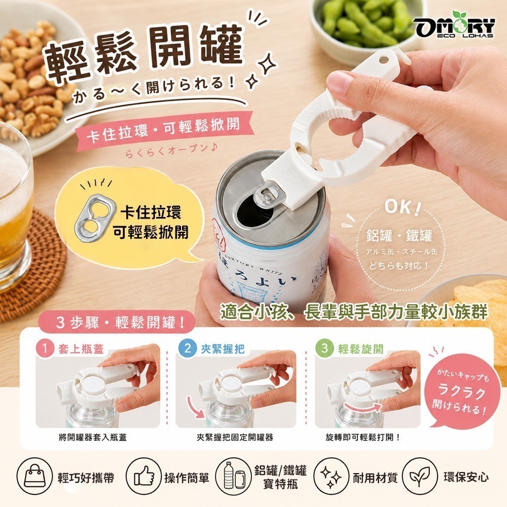 【限時購】【OMORY】磁吸省力迷你擰開器｜開蓋器｜開瓶神器｜磁吸收納｜省力開瓶器｜開罐器推薦-細節圖2