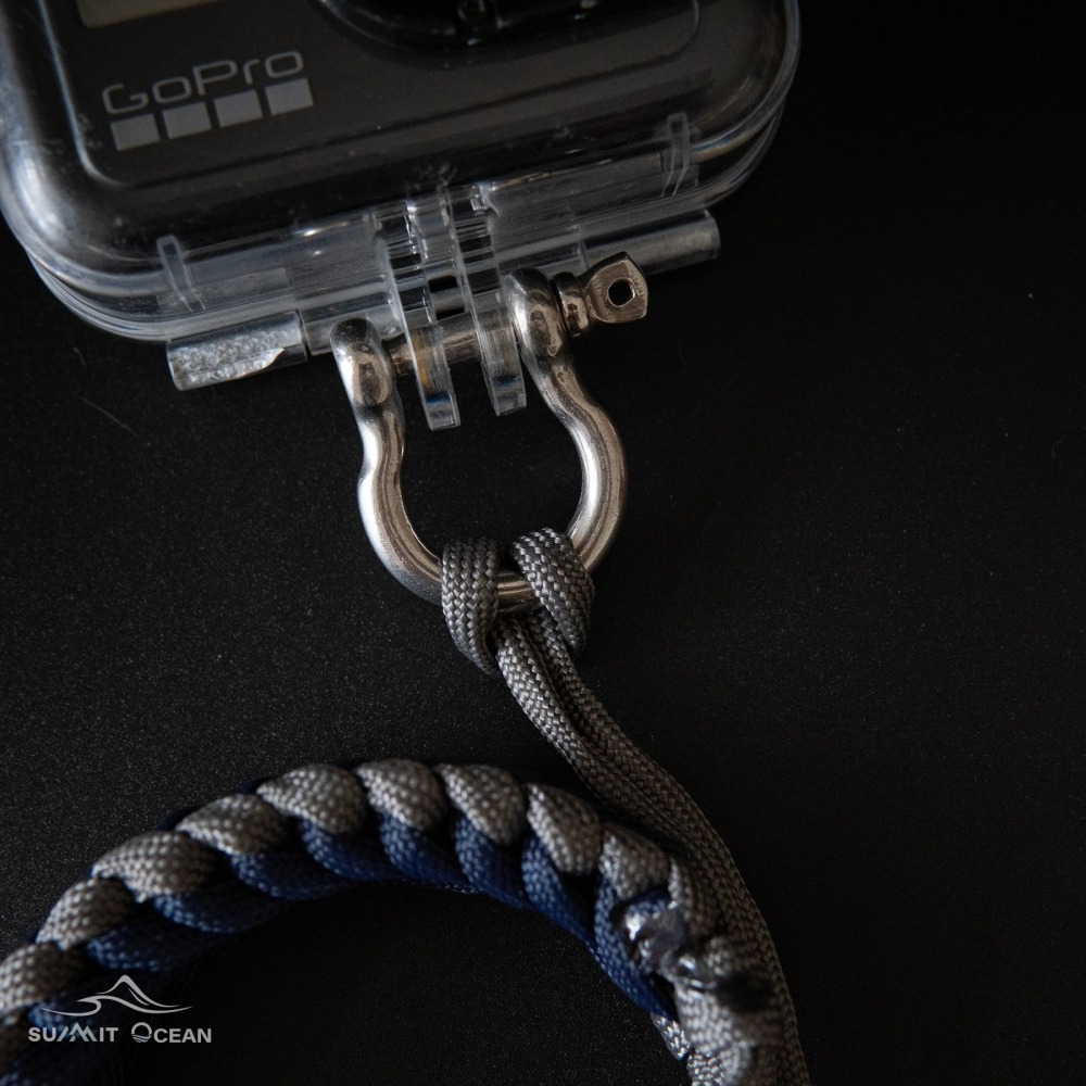 Gopro 防丟繩扣環｜防水殼扣環｜失手繩扣環｜弓形卸扣｜馬蹄形｜鋼索環｜連結器-細節圖2