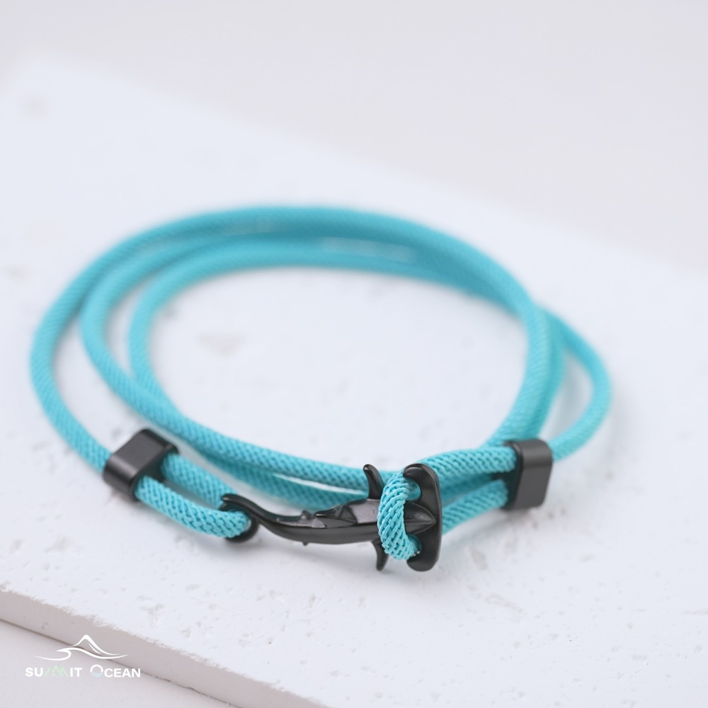 海龜手鍊｜鯊魚手鍊｜海洋風｜編織｜鯨魚尾｜手繩｜手環｜手飾｜手鍊｜編織｜精工｜質感｜調節｜情侶款｜鯨魚黑尾手繩-規格圖1