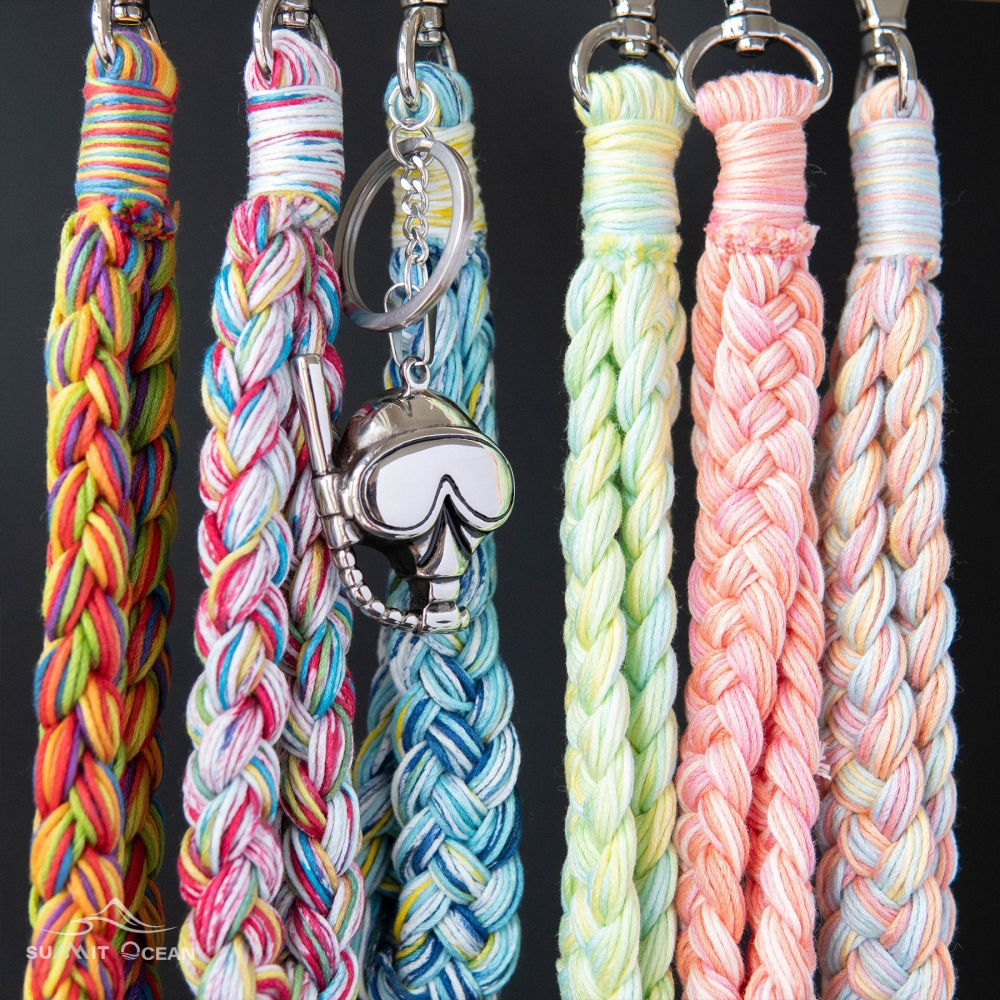 潛水員吊飾｜面鏡造型吊飾｜潛水鑰匙圈｜面鏡造型鑰匙圈｜鑰匙圈｜龍蝦釦鑰匙圈-細節圖3