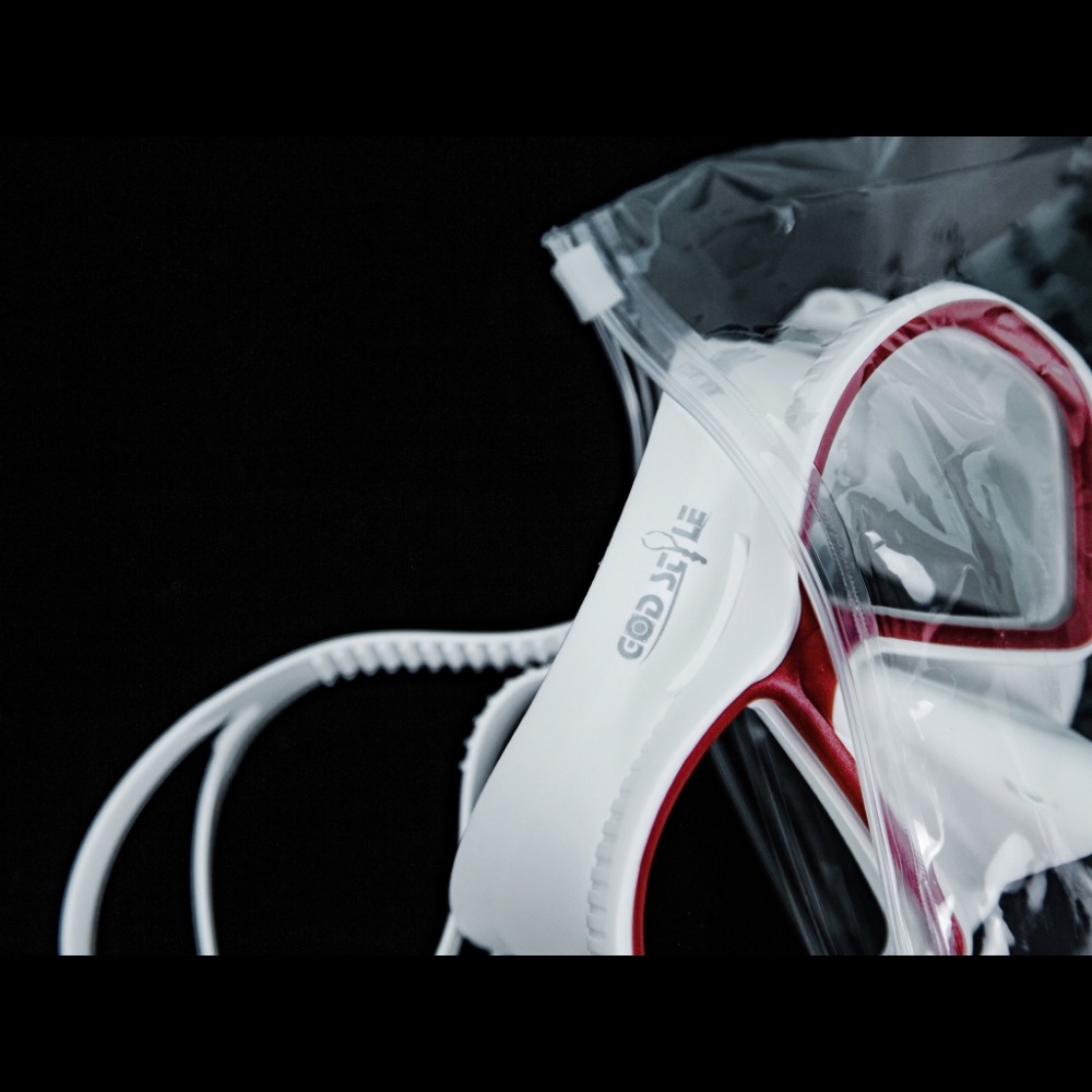 GOD STYLE 🚩低容積面鏡｜面鏡｜呼吸管｜自由潛水｜超好捏｜紅色面鏡｜潛水｜網美面鏡-細節圖8