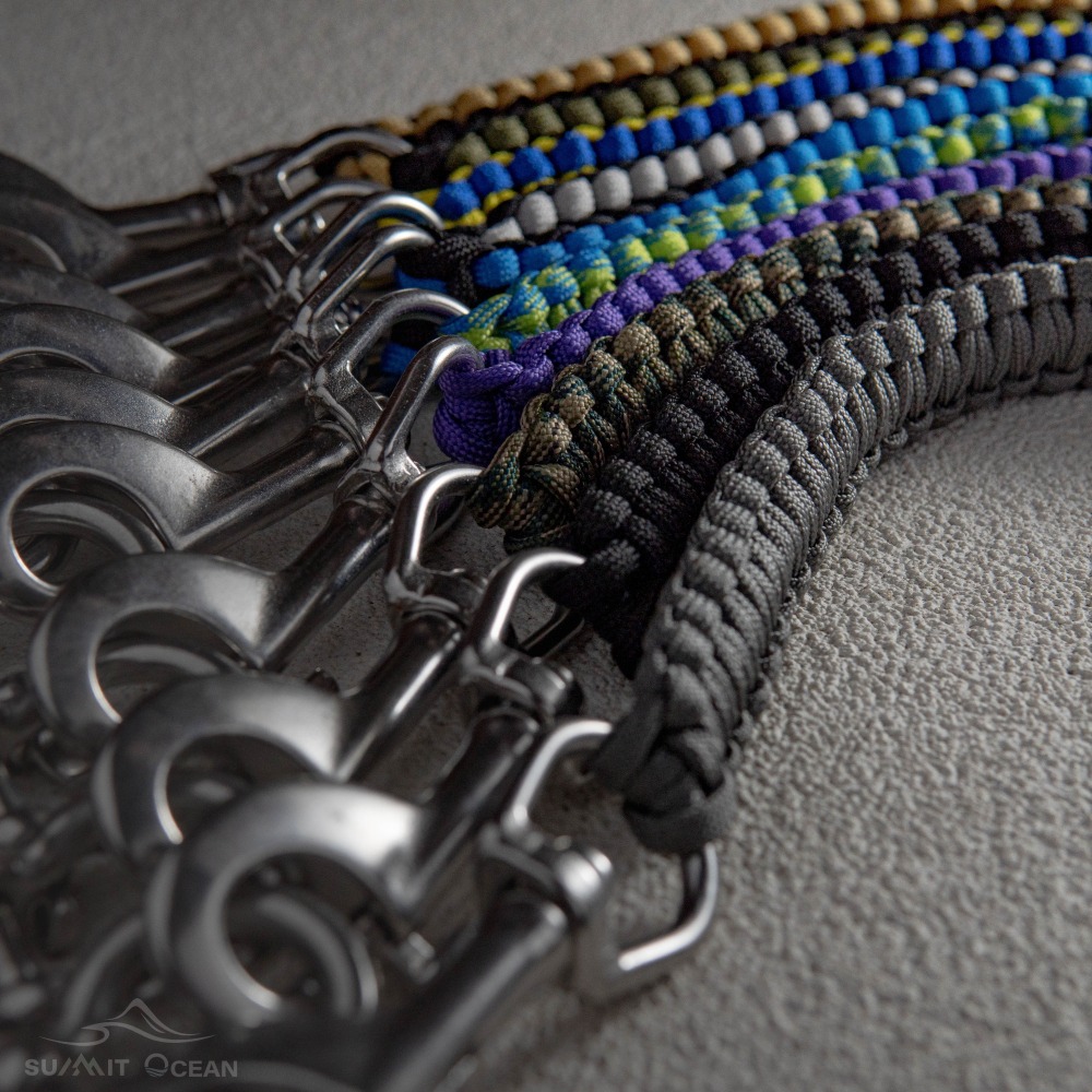 潛水相機編織提繩｜水下攝影｜水攝提繩｜相機提繩｜防水殼編織提繩｜手工編織相機繩｜傘繩編織繩｜傘繩相機繩｜傘繩相機提繩-細節圖2