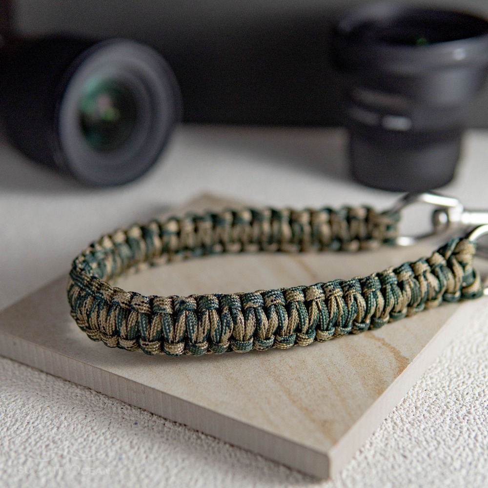 潛水相機編織提繩｜水下攝影｜水攝提繩｜相機提繩｜防水殼編織提繩｜手工編織相機繩｜傘繩編織繩｜傘繩相機繩｜傘繩相機提繩-規格圖3