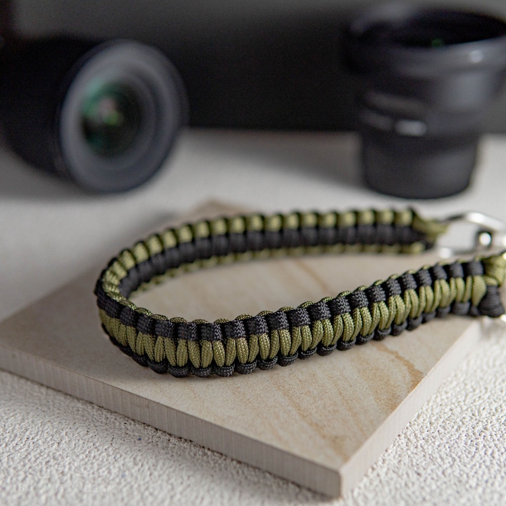 潛水相機編織提繩｜水下攝影｜水攝提繩｜相機提繩｜防水殼編織提繩｜手工編織相機繩｜傘繩編織繩｜傘繩相機繩｜傘繩相機提繩-規格圖3