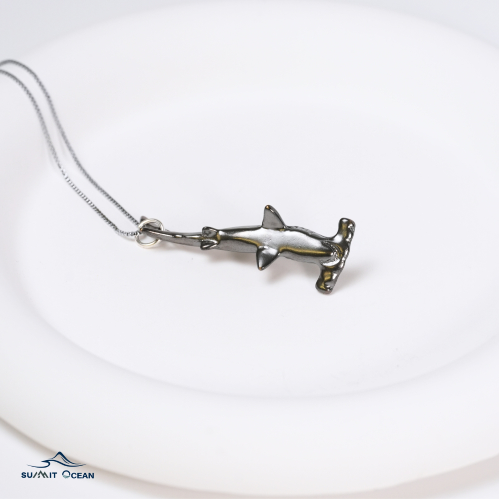 鎚頭鯊項鍊｜海人項鍊｜潛水飾品｜海洋風項鍊｜海洋風飾品｜鯊魚項鍊｜鯊魚飾品-細節圖2