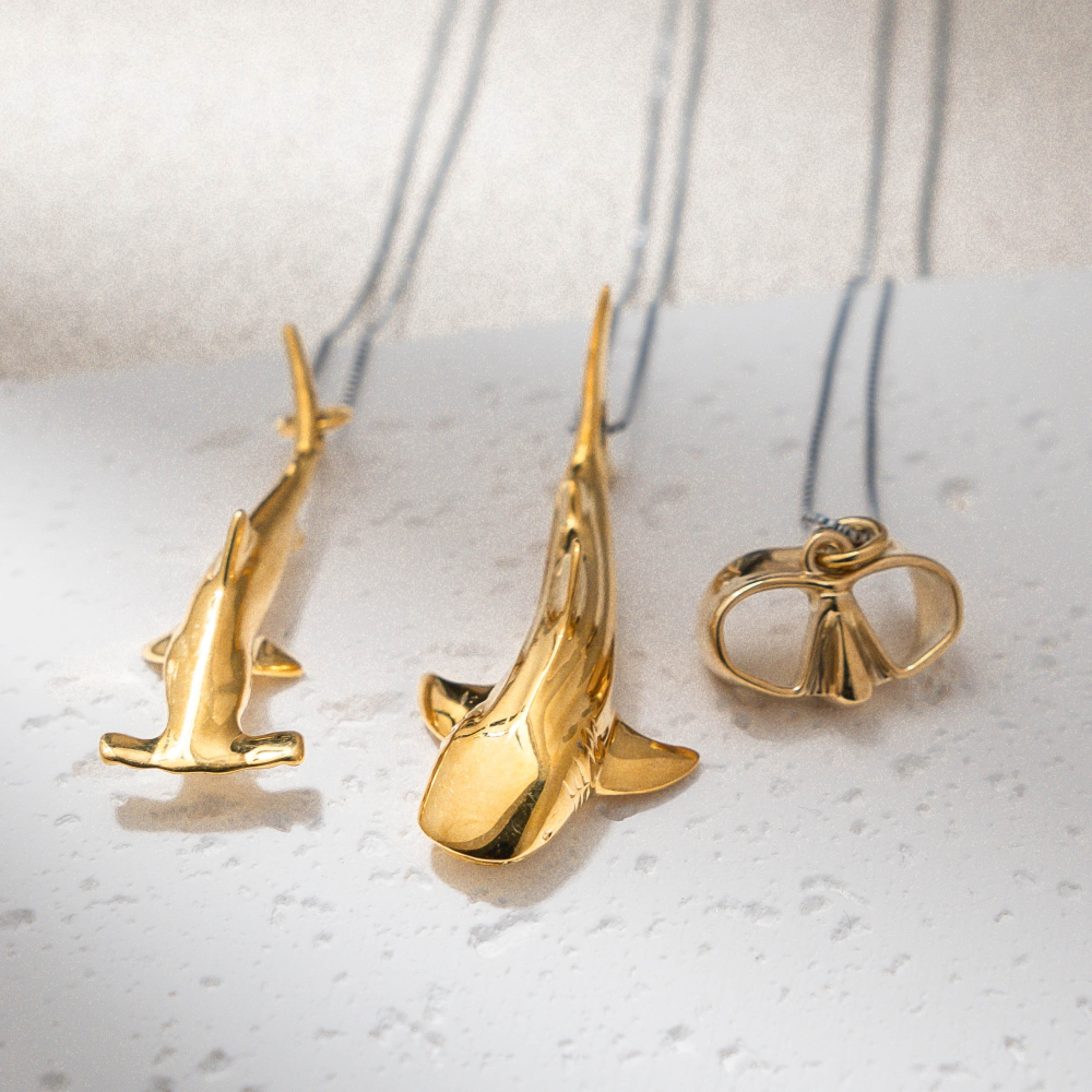 鯨鯊項鍊｜海人項鍊｜潛水飾品｜海洋風項鍊｜海洋風飾品｜鯊魚項鍊｜鯊魚飾品-細節圖3