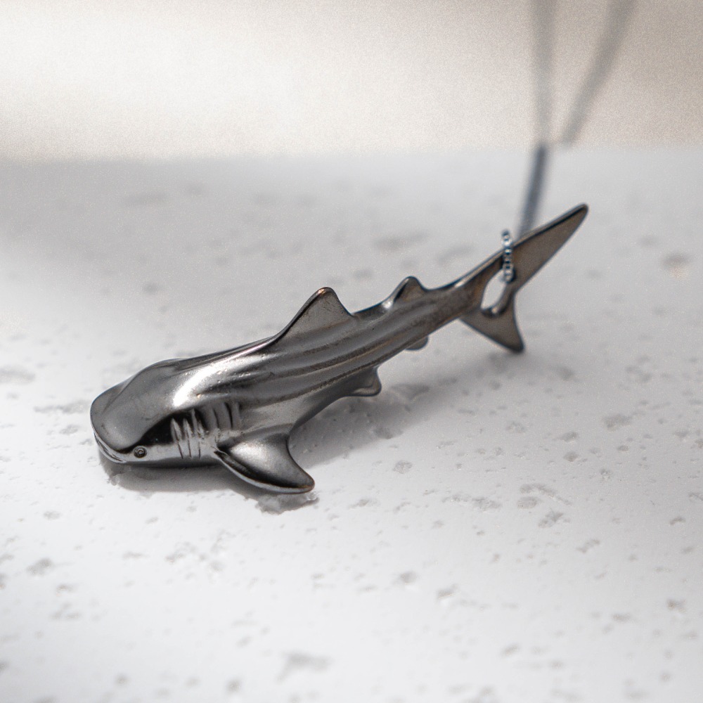 鯨鯊項鍊｜海人項鍊｜潛水飾品｜海洋風項鍊｜海洋風飾品｜鯊魚項鍊｜鯊魚飾品-規格圖3