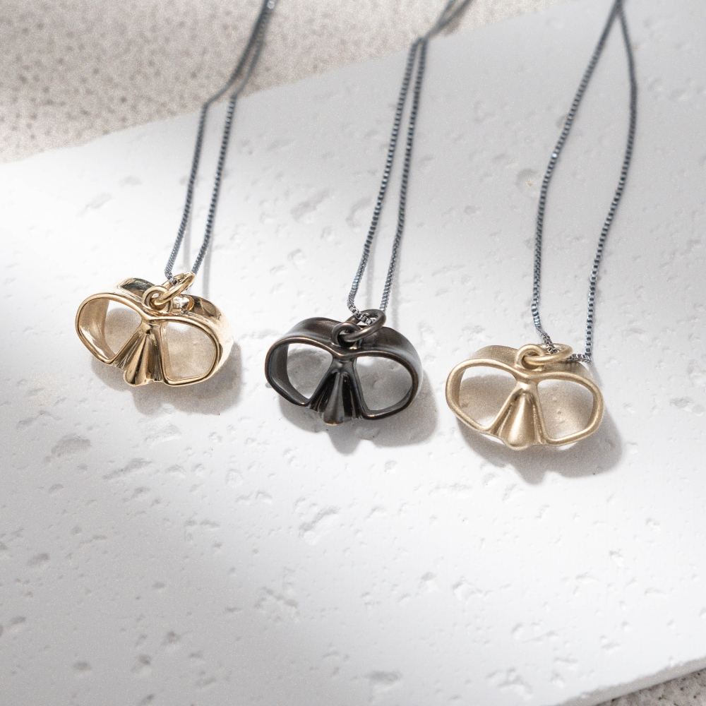 面鏡項鍊｜海人項鍊｜潛水飾品｜海洋風項鍊｜海洋風飾品-細節圖2