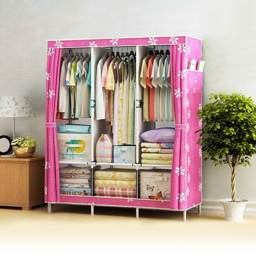 【VENCEDOR】韓式DIY衣櫃 / 加大容量 寬130cm布衣櫃 熱賣平價衣櫥 衣櫃