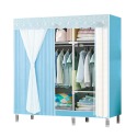 【VENCEDOR】衣櫥 衣櫃 DIY加粗耐重衣櫥 / 1.25米2.5管徑寬125cm布衣櫥-規格圖10