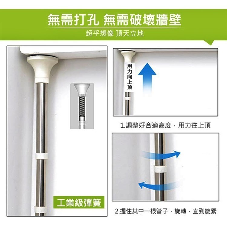 【VENCEDOR】 頂天立地浴室角落架 廚房置物架 四層塑料盤架-細節圖8