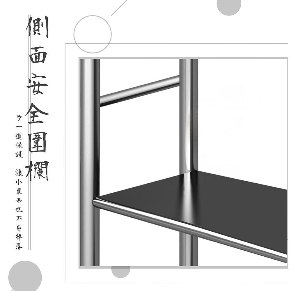 【VENCEDOR】洗衣機架  不銹鋼 浴廁多功能落地收納架  收納架  置物架 衛浴收納-細節圖7