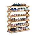 【VENCEDOR】 木質鞋架 鞋櫃 免組裝鞋架 四層 / 五層 / 六層 鞋靴置物架 收納-規格圖9