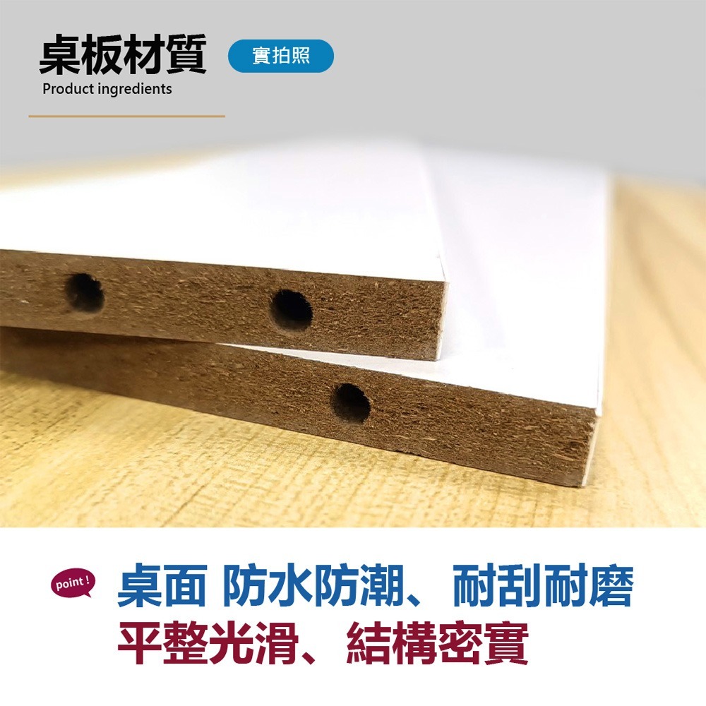 【VENCEDOR】80cm置物書櫃方桌 (桌下書架/加厚板材) DIY組裝 桌子 加固方管書桌 鋼管加粗-細節圖8