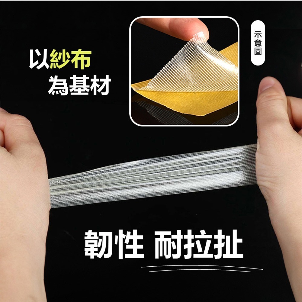 【VENCEDOR】10米 無痕超黏網格雙面膠帶 / 無痕膠帶 無痕雙面膠 無痕膠帶 網格 雙面膠 (二種規格 任選)-細節圖8
