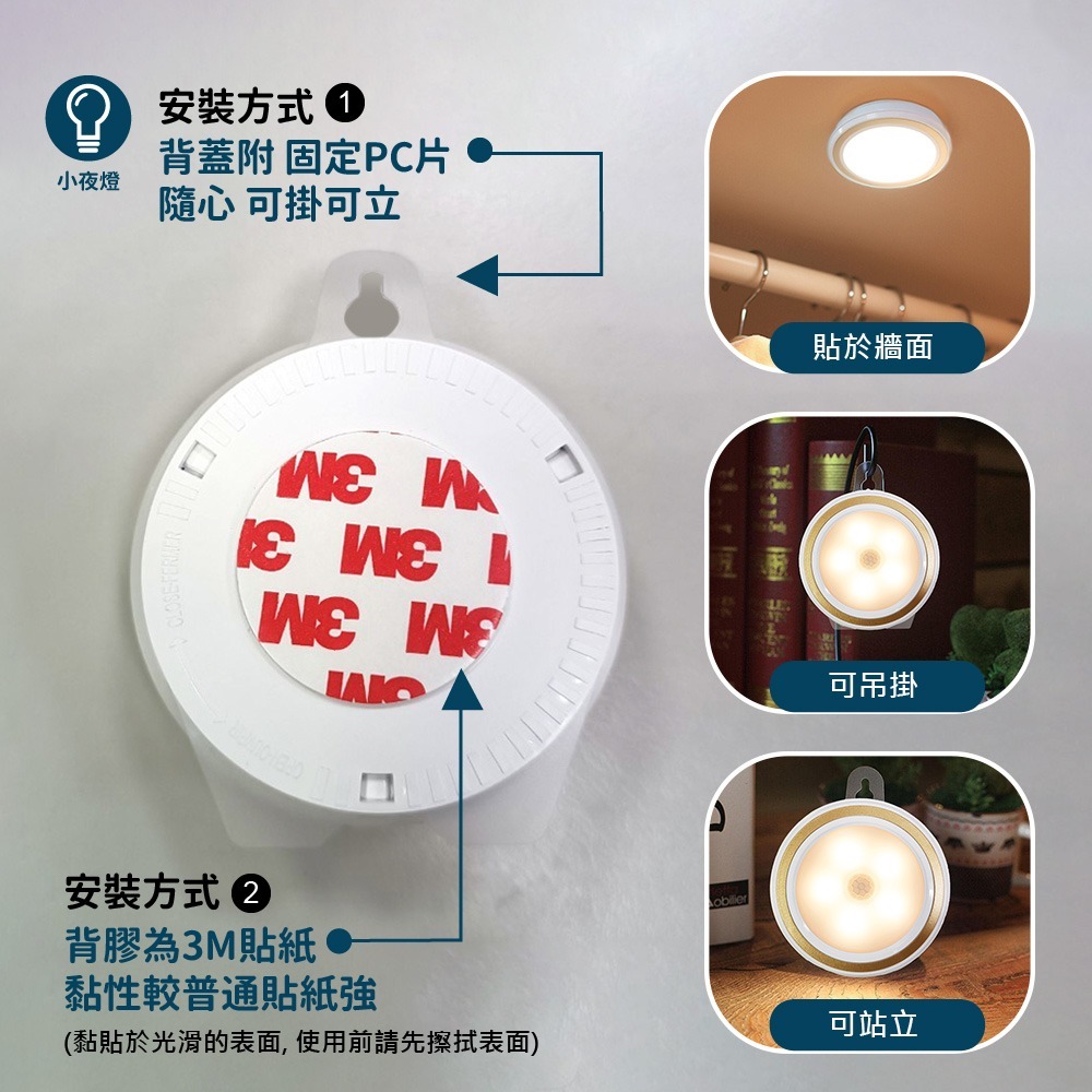 【VENCEDOR】 人體感應小夜燈 / 壁燈 感應燈 感應燈 走廊燈 人體感應燈 櫥櫃燈 暖光 白光-細節圖7