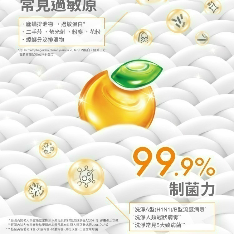 【909百貨】橘子工坊天然濃縮洗衣膠囊 洗衣球22入/1盒制菌/去除汗臭 兩款任選-細節圖3