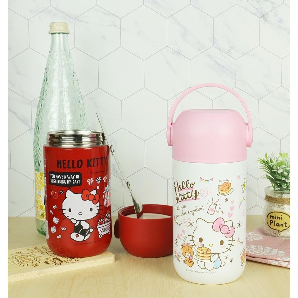 現貨供應  超商限定 Hello Kitty 真空手提保冷保溫罐-細節圖2