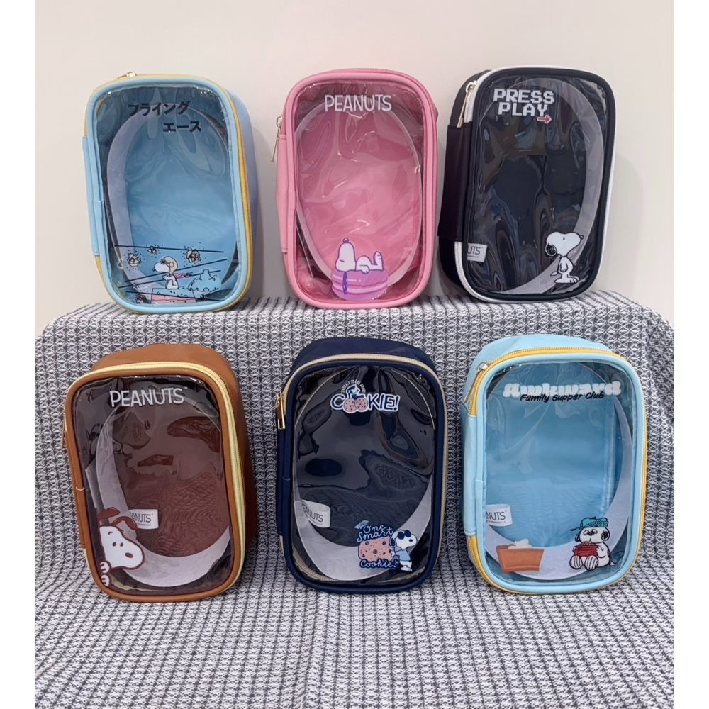 史努比 透明化妝包｜療癒收納登場！-細節圖2