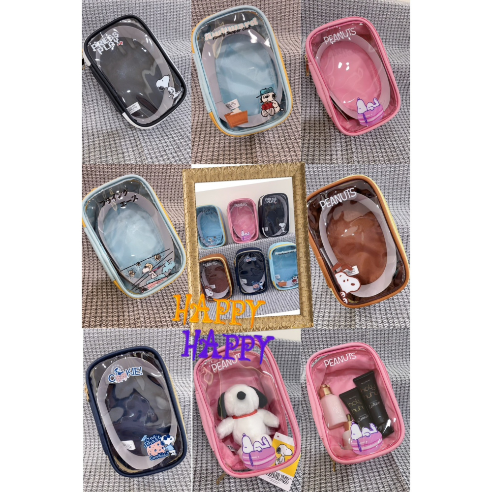 史努比 透明化妝包｜療癒收納登場！-細節圖10