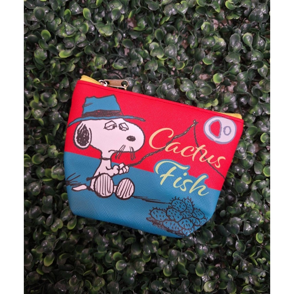 史努比 梯形零錢包 防潑水收納包 附珠鍊 大容量小包 Peanuts正版 8款現貨-規格圖4