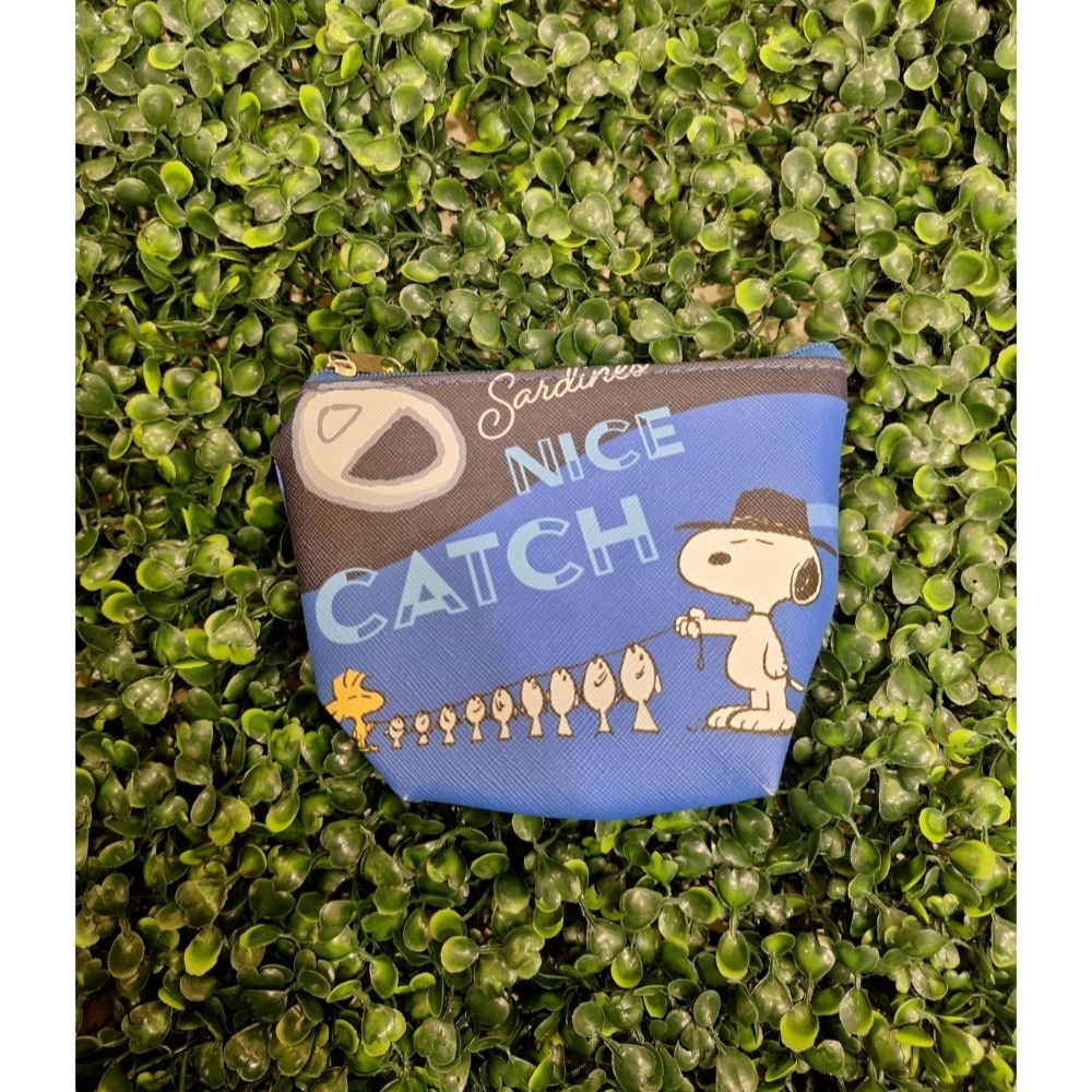 史努比 梯形零錢包 防潑水收納包 附珠鍊 大容量小包 Peanuts正版 8款現貨-規格圖4