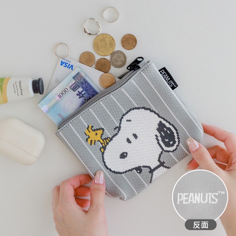 🤍 PEANUTS史努比針織零錢包 🤍-細節圖2