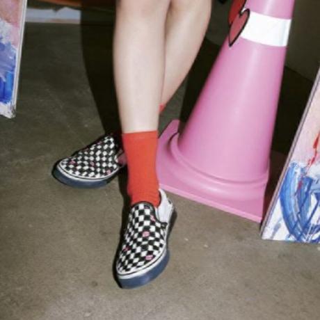 [unclev1966] 代購 Vans x The Museum Visitor Korea 聯名 俏皮 塗鴉 滑板鞋-細節圖2