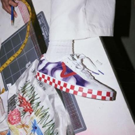 [unclev1966] 代購 Vans x The Museum Visitor Korea 聯名 俏皮 塗鴉 滑板鞋-細節圖3