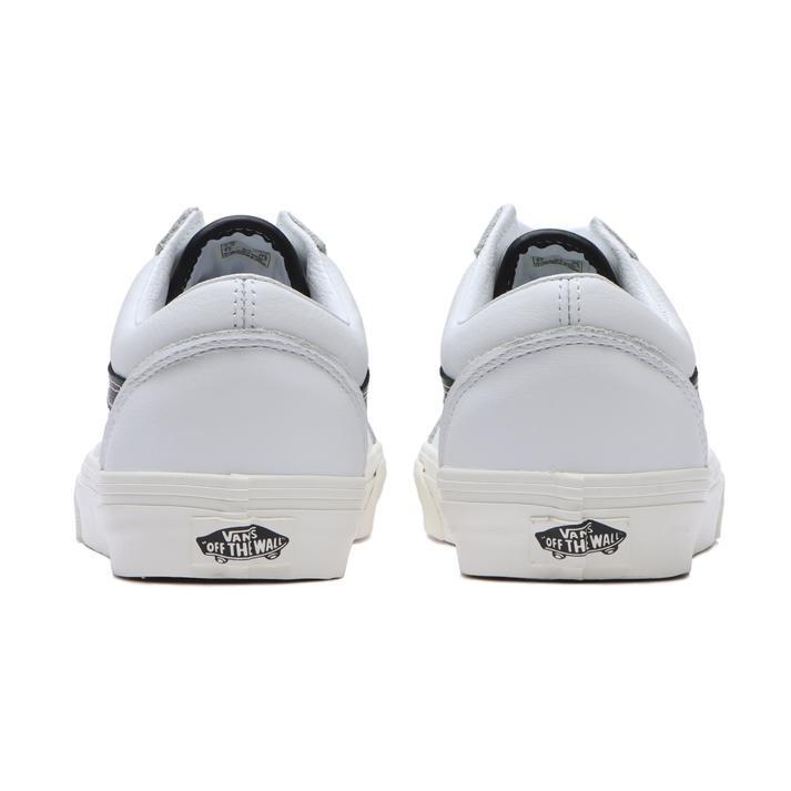 [unclev1966] Vans Old Skool 白色 皮革 黑線 百搭 休閒 滑板鞋 男女款-細節圖4