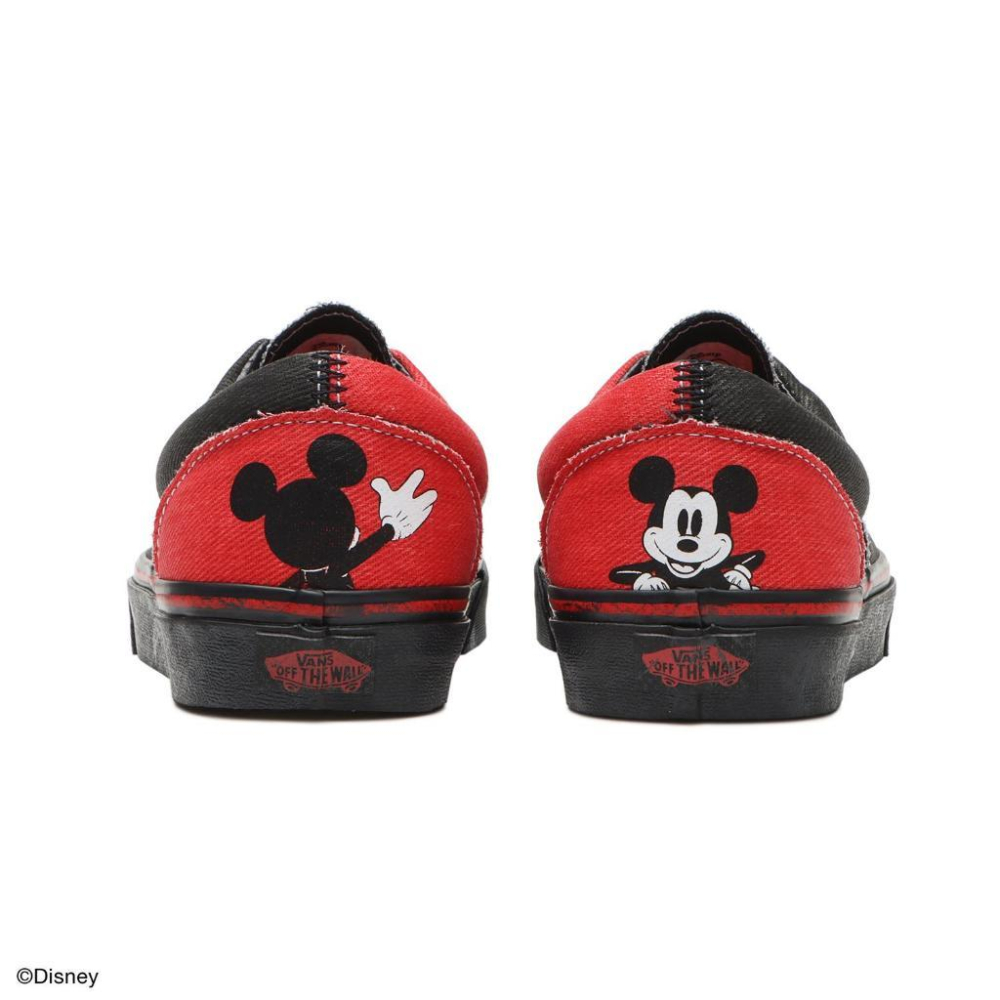 [unclev1966] Vans x Disney Era VOL.2 米奇 黑紅 迪士尼聯名 滑板鞋 男女款-細節圖4