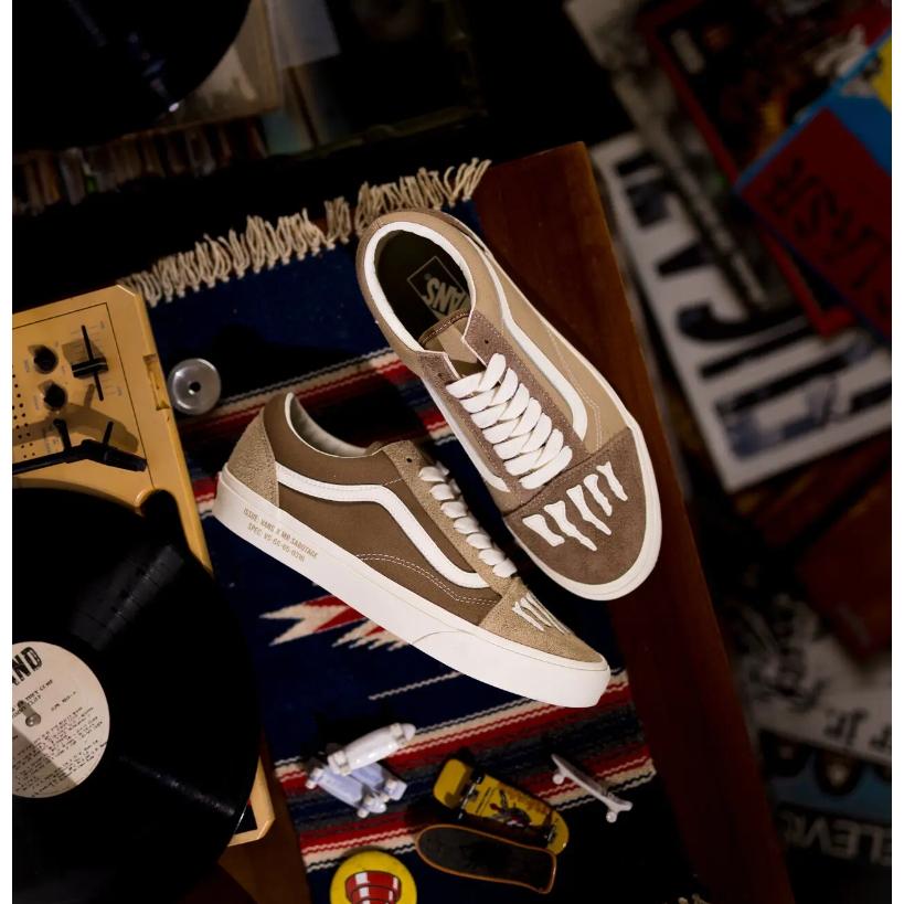 [unclev1966] Vans Old Skool X  Mark SBTG 褐色 爪子 聯名 百搭 滑板鞋-細節圖4