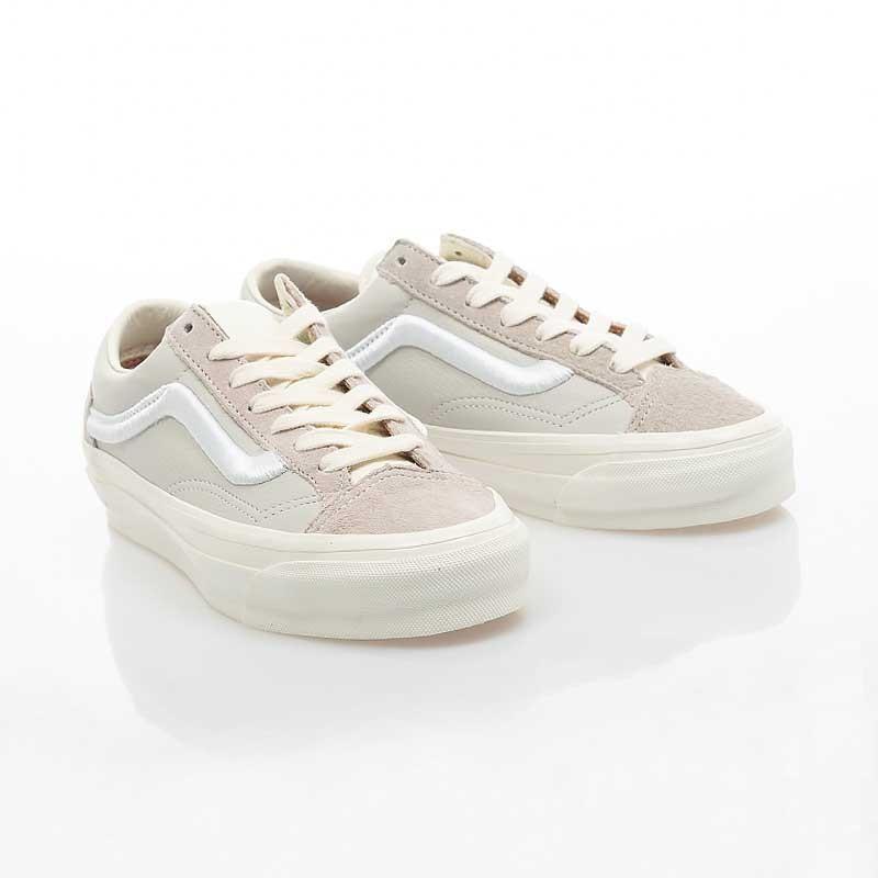 [unclev1966] Vans OTW Old Skool Reissue 36 麂皮 淺灰 圓頭 日韓 滑板鞋-細節圖2