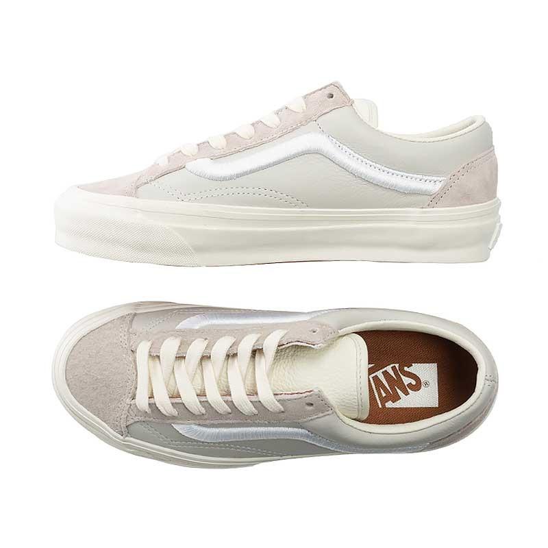 [unclev1966] Vans OTW Old Skool Reissue 36 麂皮 淺灰 圓頭 日韓 滑板鞋-細節圖4