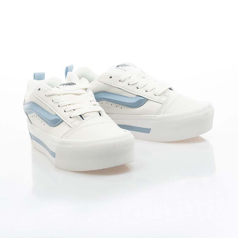[unclev1966] Vans Classic Knu Skool 白色 寶寶藍 水藍 厚底 增高 女孩限定-細節圖2