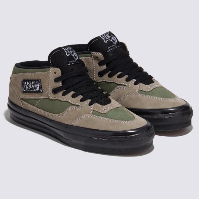 [unclev1966] 代購 Vans OTW HALF CAB 33LX 拼接 卡其 墨綠 黑底 軍裝 工裝 滑板鞋-細節圖2