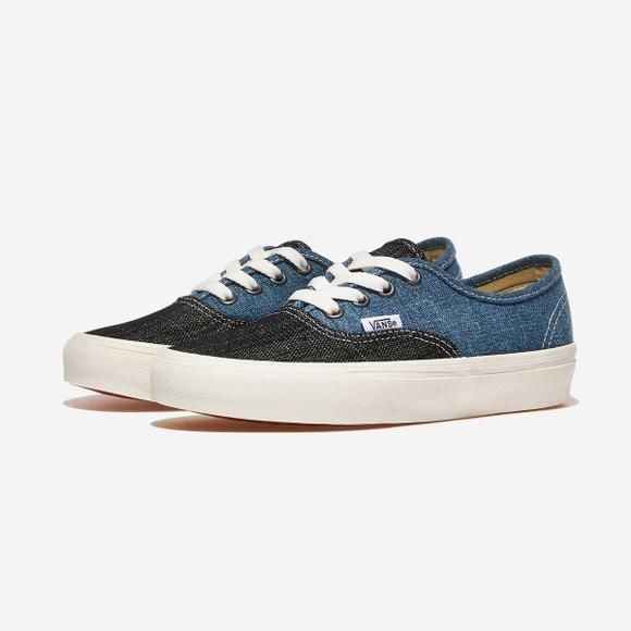 [unclev1966] Vans Classic Authentic 帆布 牛仔藍 黑色 日韓風 百搭 滑板鞋 男女款-細節圖2