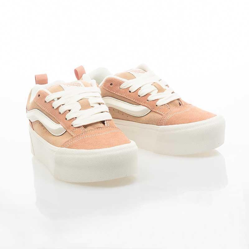 [unclev1966] Vans Knu Skool 粉色 櫻花粉 春夏 增高 厚底 滑板 麵包鞋 女孩限定-細節圖2