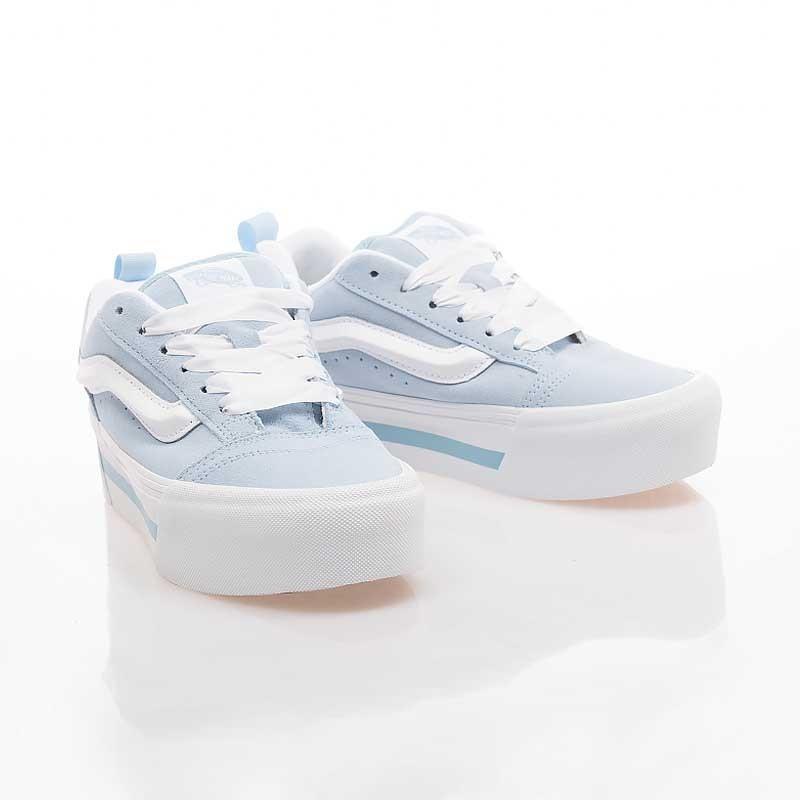 [unclev1966] Vans Knu Skool 寶寶藍 天空藍 厚底 增高 麵包鞋 胖胖鞋 女生限定-細節圖2